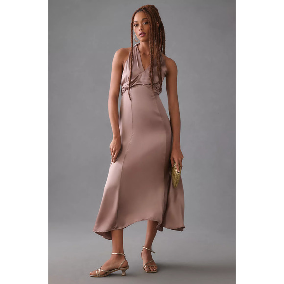 Anthropologie Dresses & Skirts - Anthropologie Silk V-Neck Dress - New Size 10